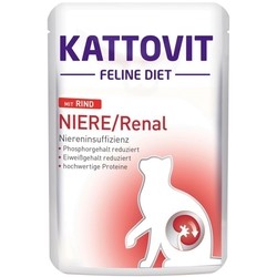 Kattovit Renal Pouch with Beef 0.085 kg
