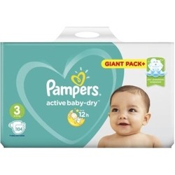 Pampers Active Baby-Dry 3 / 104 pcs