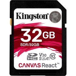 Kingston SDHC Canvas React 32Gb