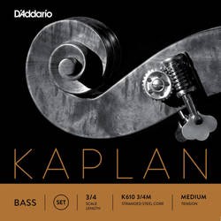 DAddario Kaplan Double Bass 3/4 Medium