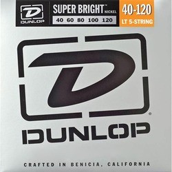 Dunlop Super Bright Nickel Wound 5-String Bass 40-120