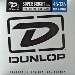 Dunlop Super Bright 5-String Steel Bass 45-125