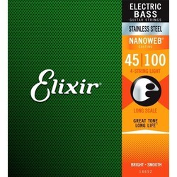 Elixir Bass Stainless Steel Nanoweb 45-100