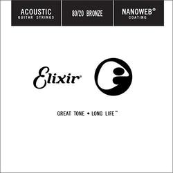Elixir Acoustic Nanoweb 80/20 Bronze Single 59