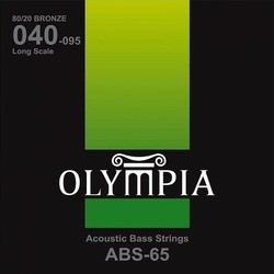 Olympia 80/20 Bronze Acoustic Bass 40-95