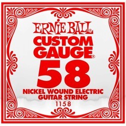 Ernie Ball Single Nickel Wound 58