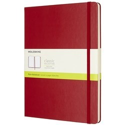 Moleskine Plain Notebook Extra Large Red