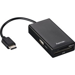 Hama USB 2.0 Type-C Hub / Card Reader