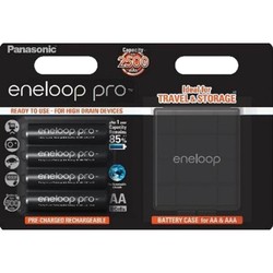 Panasonic Eneloop Pro 4xAA 2500 mAh + case