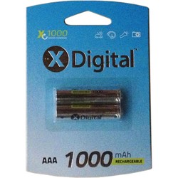 X-Digital 2xAAA 1000 mAh