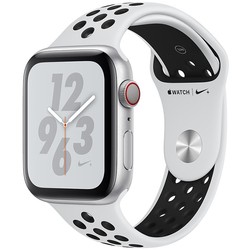 Apple Watch 4 Nike+ 44 mm Cellular (серебристый)