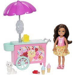 Barbie Club Chelsea and Ice Cream Cart FDB33