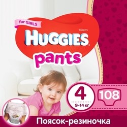 Huggies Pants Girl 4 / 108 pcs