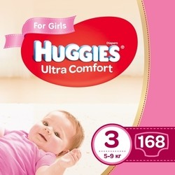 Huggies Ultra Comfort Girl 3 / 168 pcs