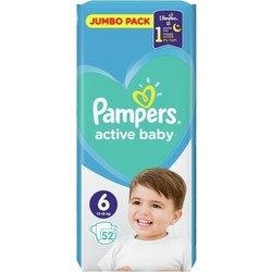 Pampers Active Baby 6 / 52 pcs