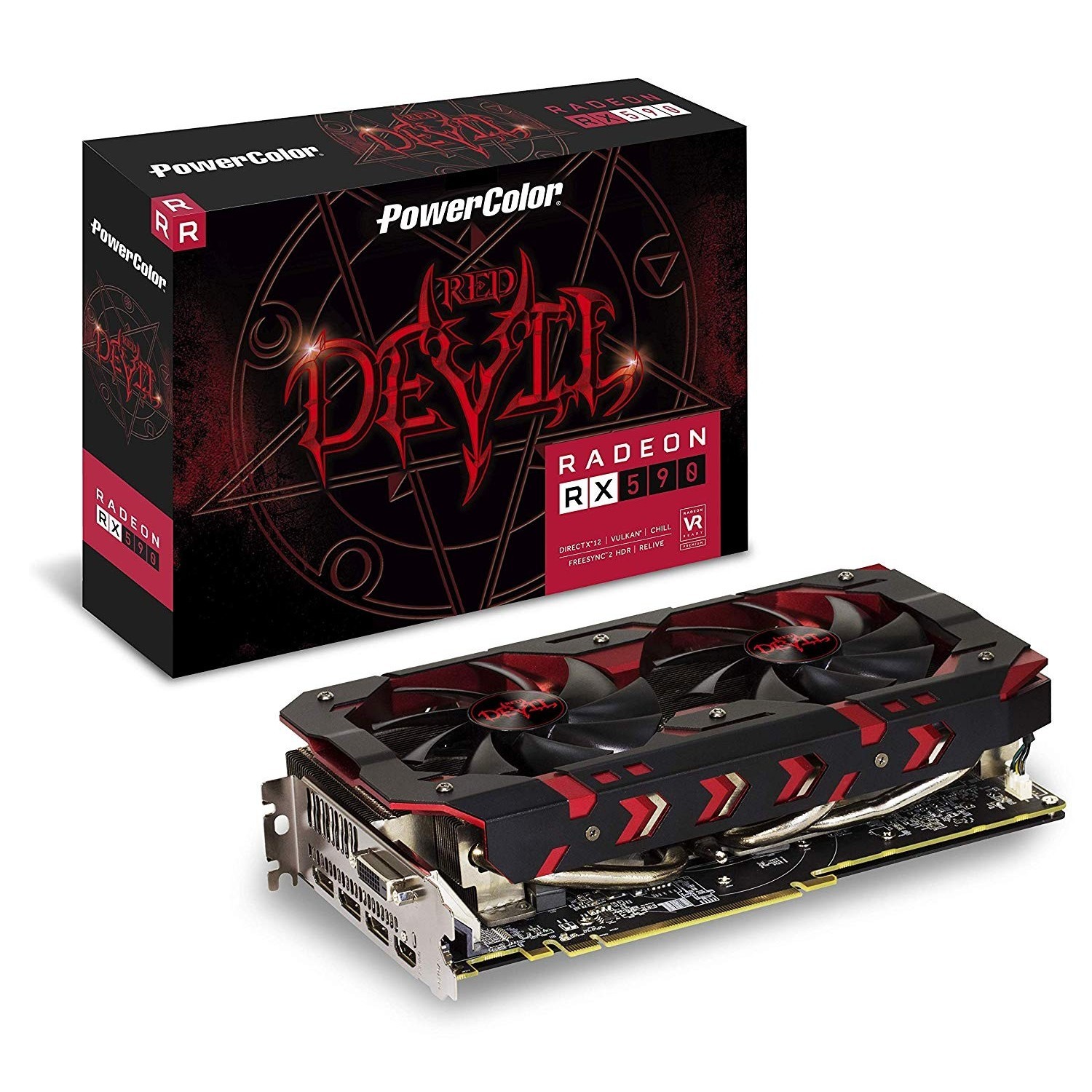 PowerColor Radeon RX 590 AXRX 590 8GBD5-3DH/OC