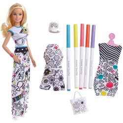 Barbie Crayola Color-In Fashion FPH90