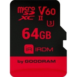 GOODRAM microSDXC IRDM V60 UHS II U3 64Gb