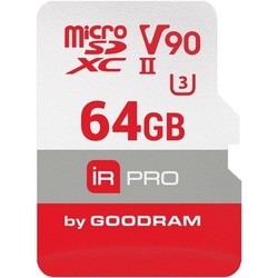 GOODRAM microSDXC IRDM Pro V90 UHS II U3 64Gb