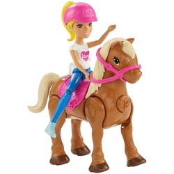 Barbie On The Go Caramel Pony FHV63