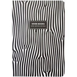 Hiver Books Plain Notebook Zebra A5