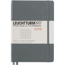 Leuchtturm1917 Weekly Planner Notebook Anthracite