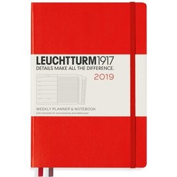 Leuchtturm1917 Weekly Planner Notebook Red