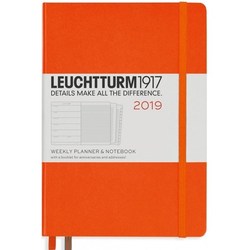 Leuchtturm1917 Weekly Planner Notebook Orange