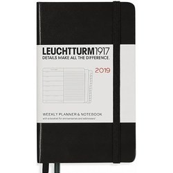 Leuchtturm1917 Weekly Planner Notebook Pocket Black