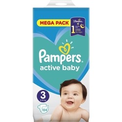 Pampers Active Baby 3 / 124 pcs