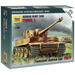 Zvezda German Heavy Tank Tiger I (1:100)