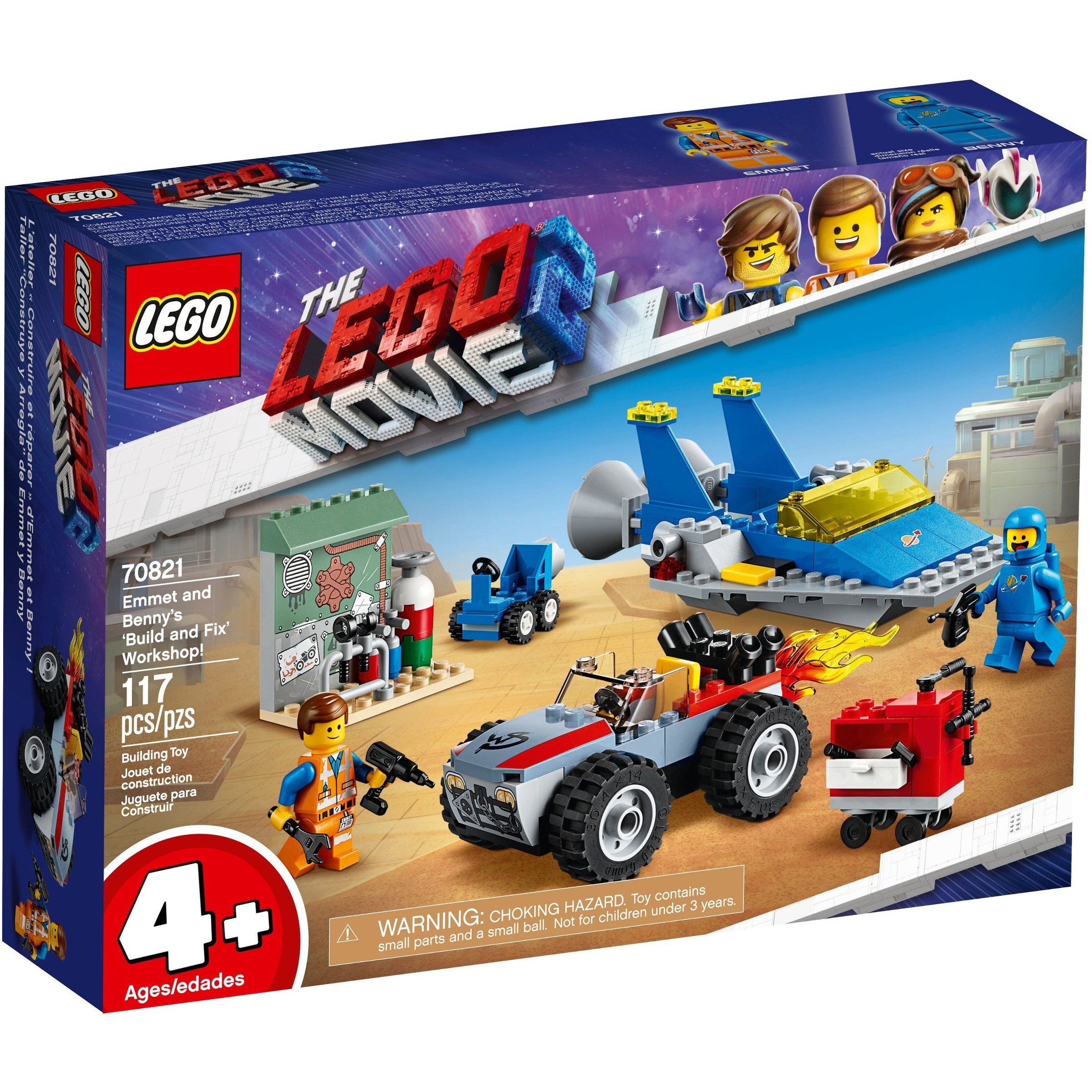 Lego Emmet and Bennys Build and Fix Workshop 70821