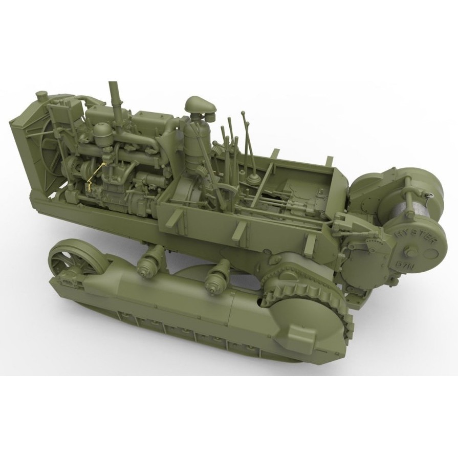 MiniArt U.S. Tractor w/Towing Winch and Crew (1:35)