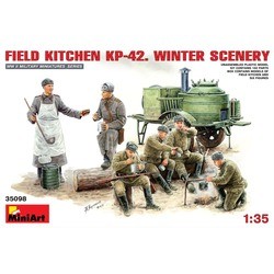 MiniArt Field Kitchen KP-42 Winter Scenery (1:35)