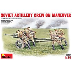 MiniArt Soviet Artillery Crew on Maneuver (1:35)