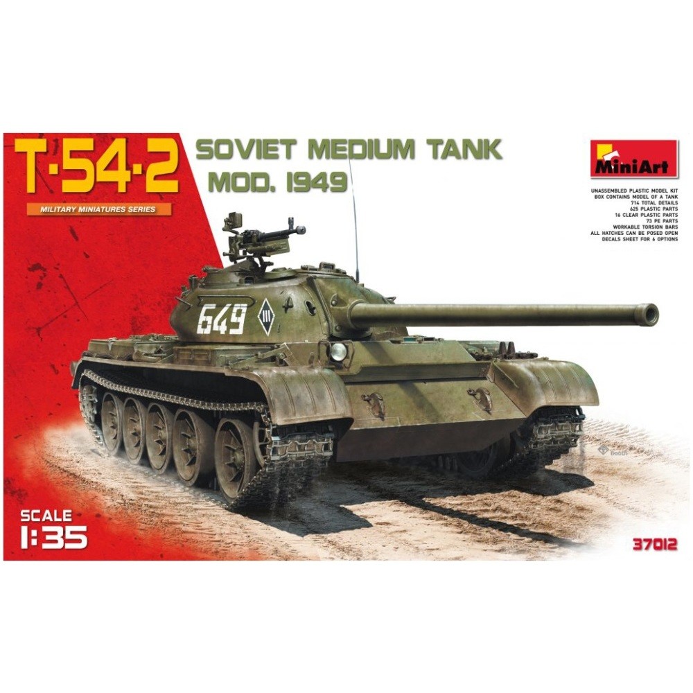MiniArt T-54-2 Soviet Medium Tank Mod. 1949 (1:35)