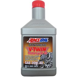 AMSoil Synthetic V-Twin Motorcycle Oil 20W-40 1L