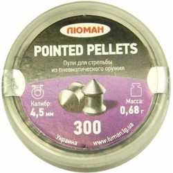 Luman Pointed pellets 4.5 mm 0.68 g 300 pcs