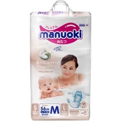 Manuoki Brilliant Diapers M / 56 pcs