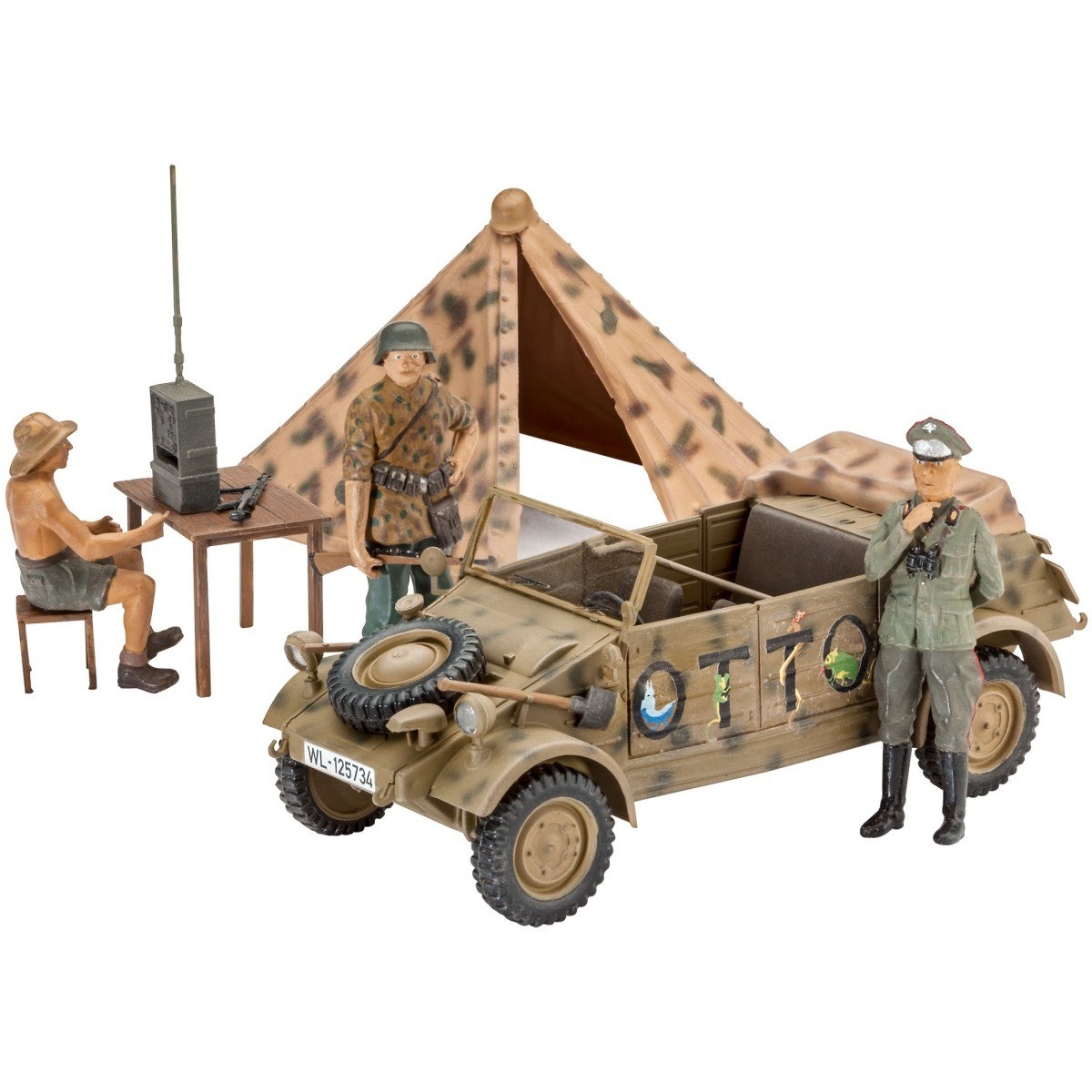 Revell German Staff Car Type 82 Kuebelwagen (1:35)