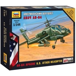 Zvezda AH-64 Apache U.S. Attack Helicopter (1:144)