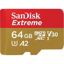 SanDisk Extreme V30 A2 microSDXC UHS-I U3 64Gb
