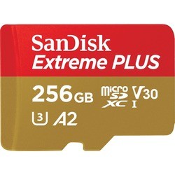 SanDisk Extreme Plus V30 A2 microSDXC UHS-I U3 256Gb