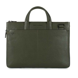 Piquadro Small Expandable Laptop Briefcase 15.6 (зеленый)