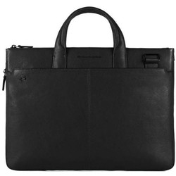 Piquadro Small Expandable Laptop Briefcase (черный)