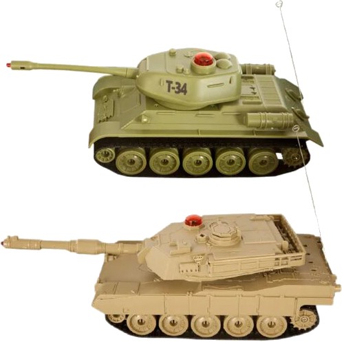 Plamennyj Motor Battle Tank T-34&Abrams M1A2 1:32