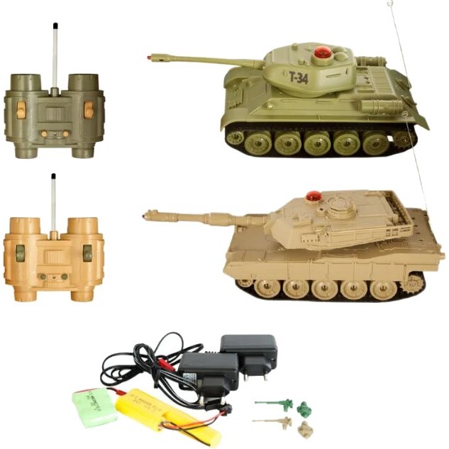 Plamennyj Motor Battle Tank T-34&Abrams M1A2 1:32