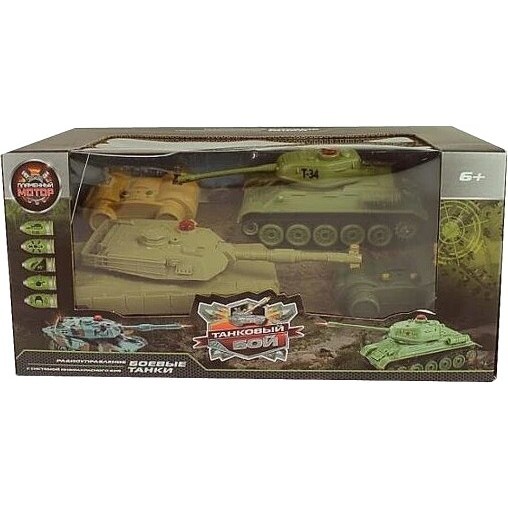 Plamennyj Motor Battle Tank T-34&Abrams M1A2 1:32