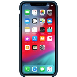 Apple Silicone Case for iPhone XS Max (графит)