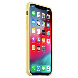 Apple Silicone Case for iPhone XS Max (желтый)